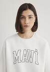 Mavi Sweatshirt M1611192-70057 Kırık Beyaz XS