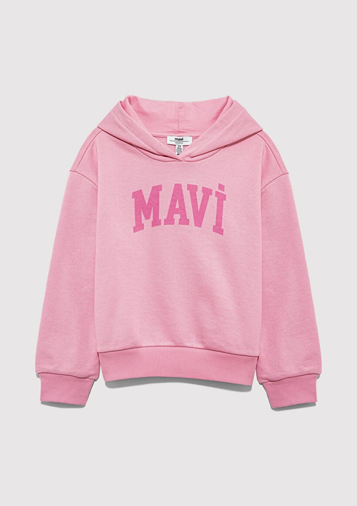 Mavi Sweatshirt Kız Çocuk M7S10147-70972 Pembe
