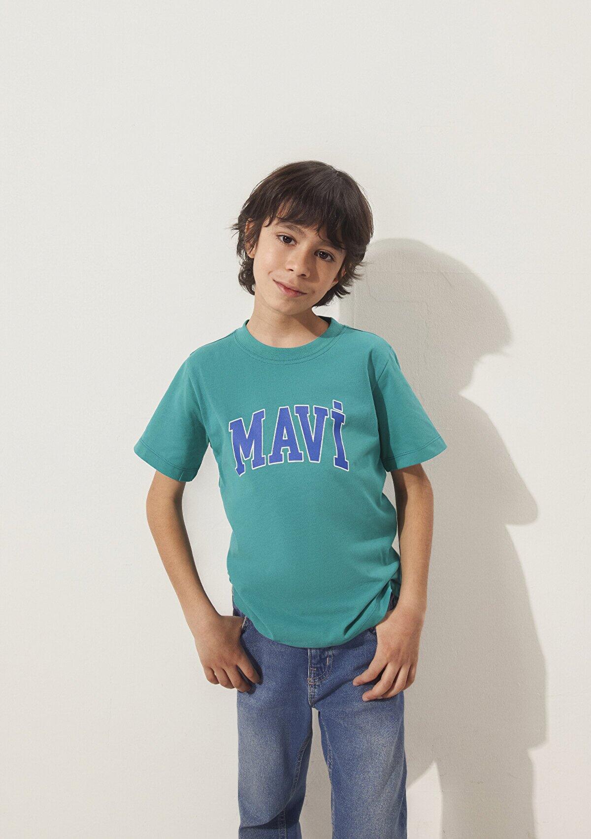 Mavi Tişört Erkek Çocuk M6610030-71711 Yeşil
