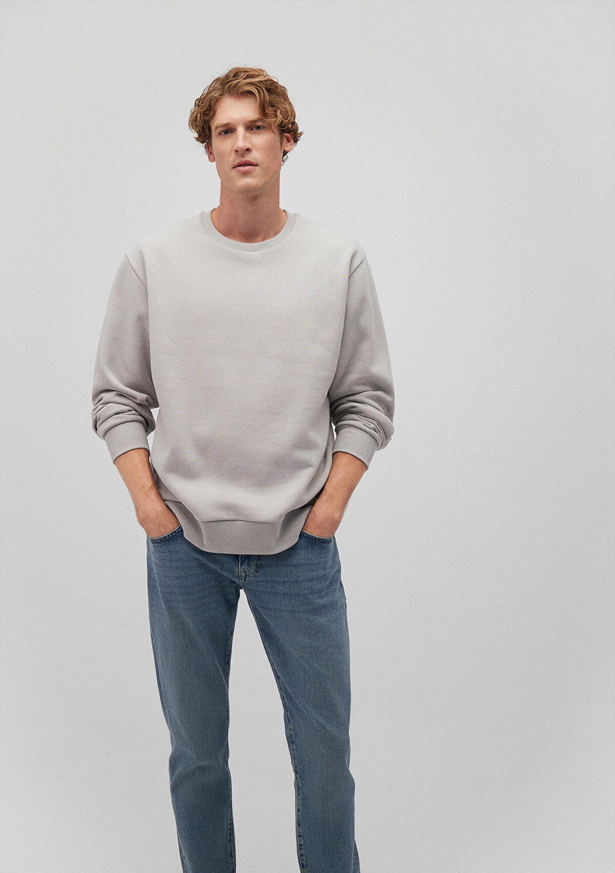 Mavi Sweatshirt M0S10276-81582 Açık Gri