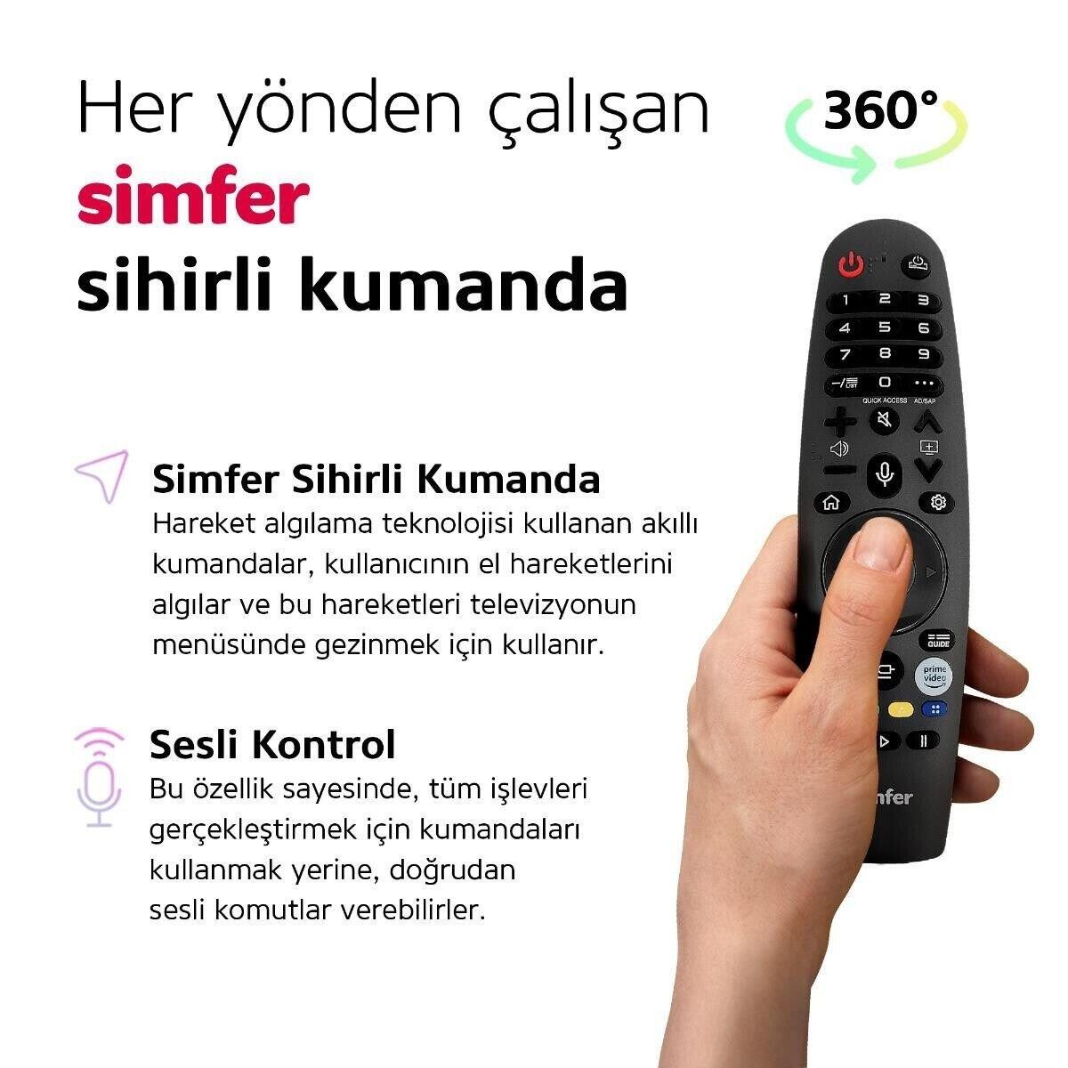Simfer Led Tv 55" 55SFSW6M 4K Uhd WebOS