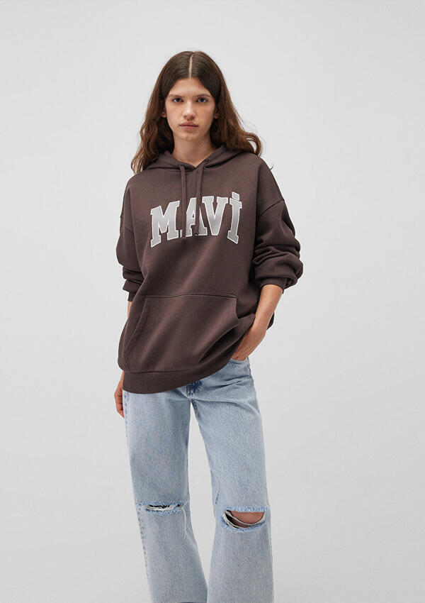 Mavi Sweatshirt M1600361-70222 Kahverengi
