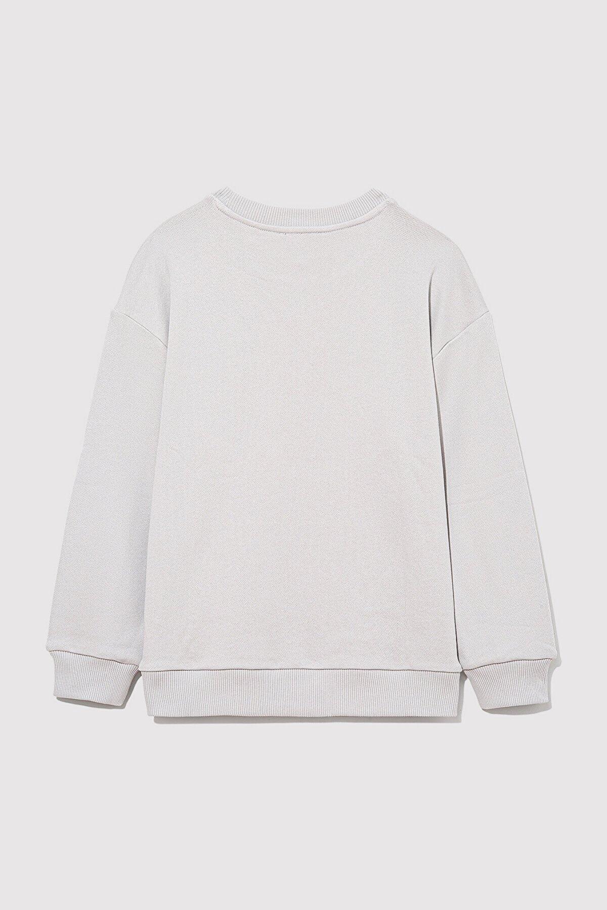 Mavi Sweatshirt Erkek Çocuk M6S10043-70075 Açık Gri