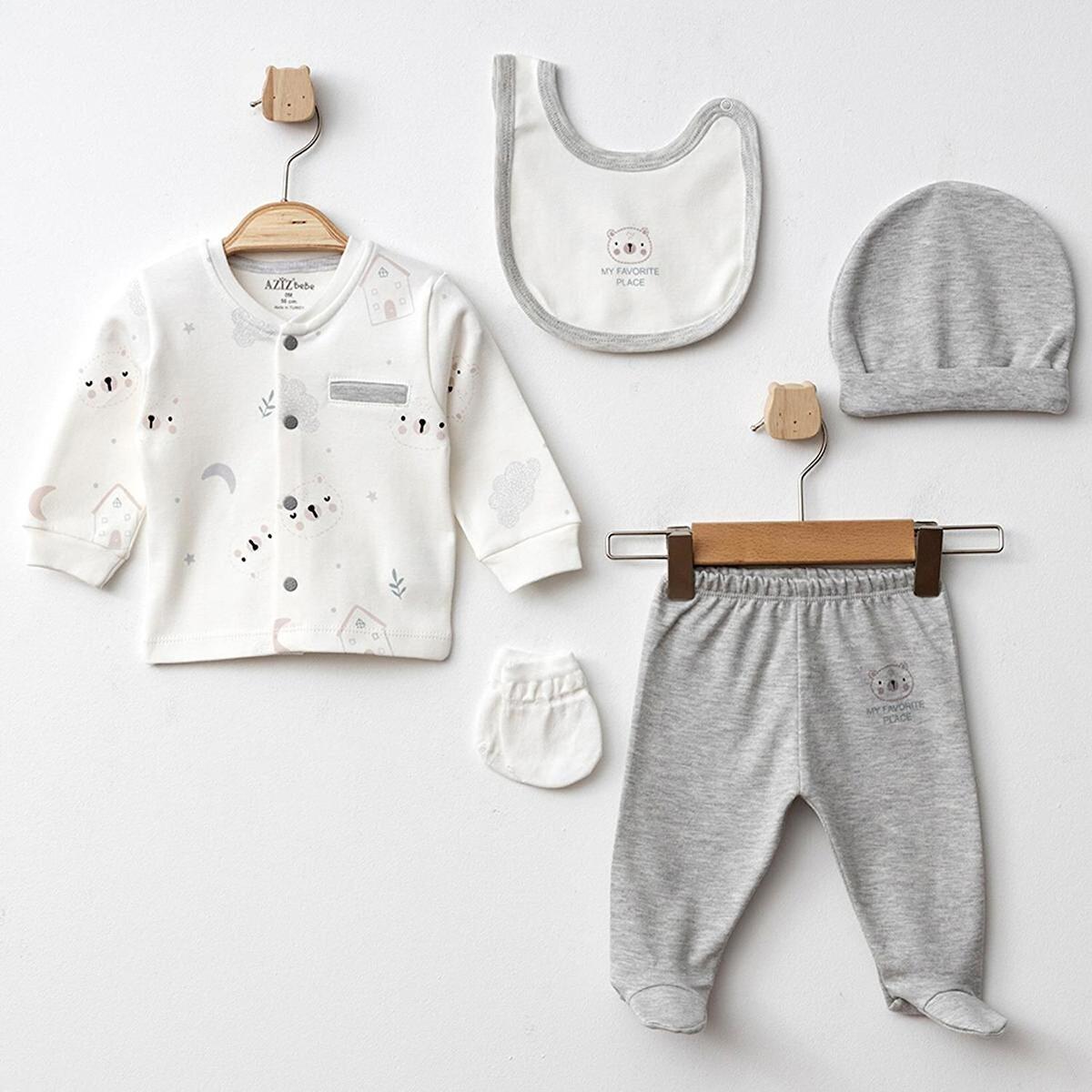 Aziz Bebe 5Li Set 005334 Ekru