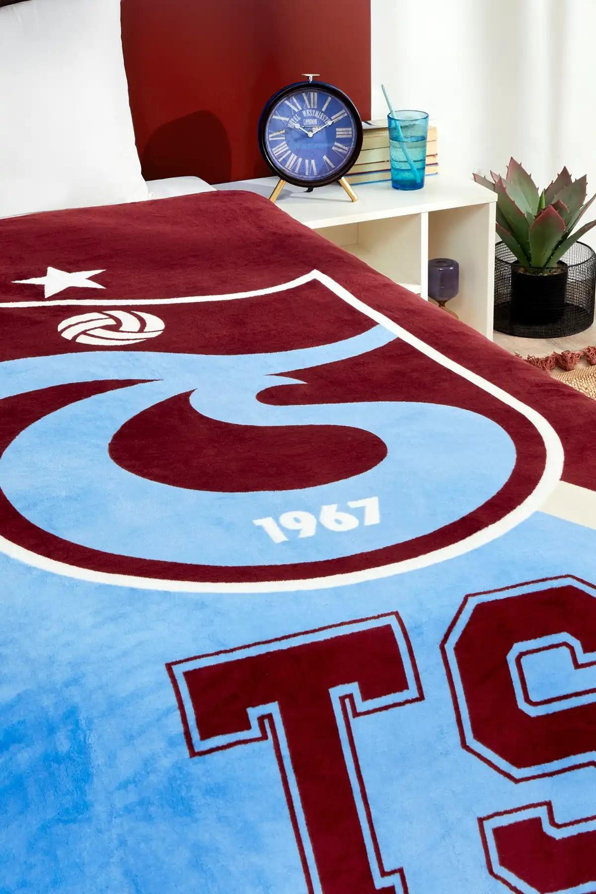 Kristal Battaniye Tk Lisanslı Trabzon Logo (Dy)