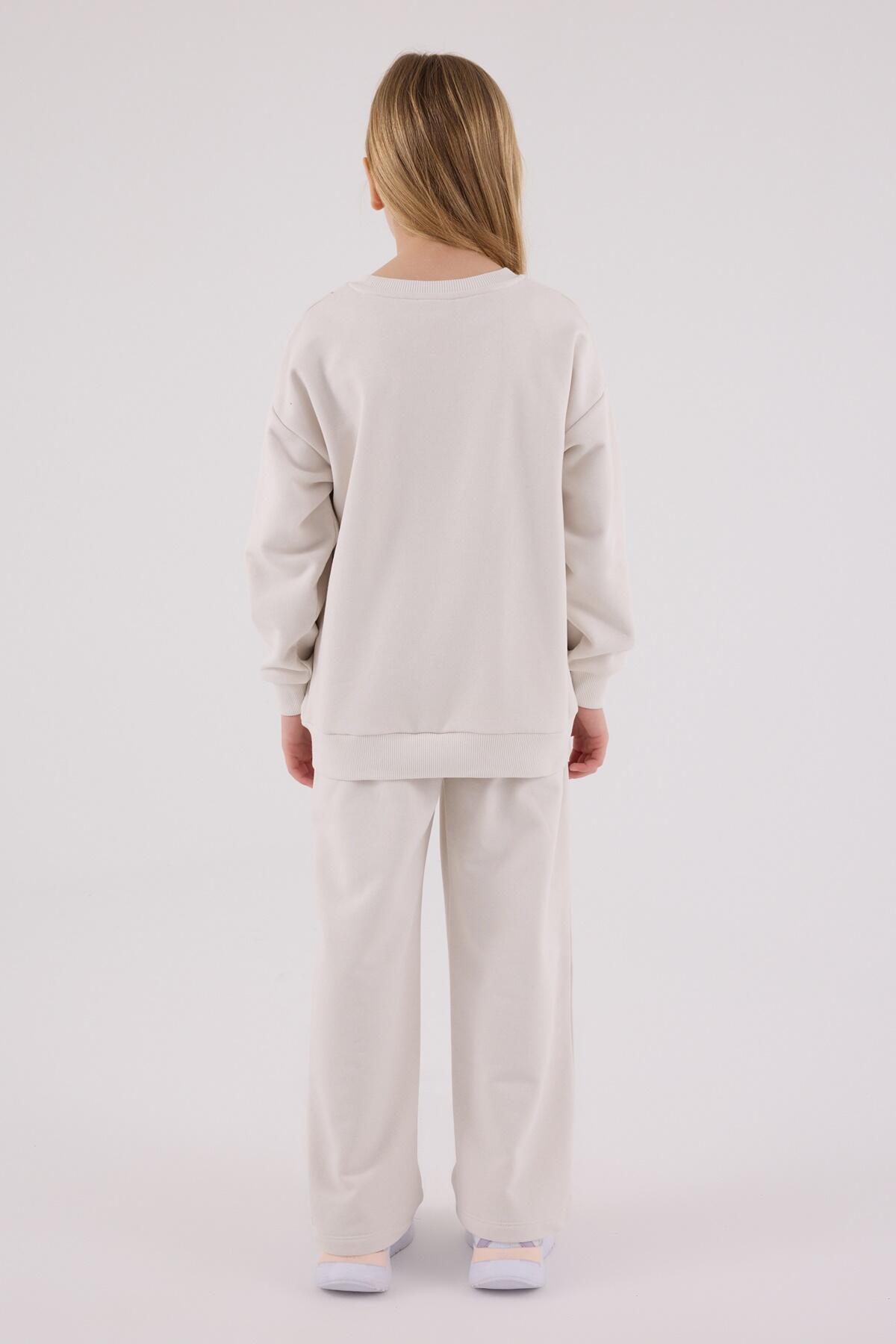 U.S Polo Assn. Eşofman Takımı Kız Çocuk US2304-G Taş