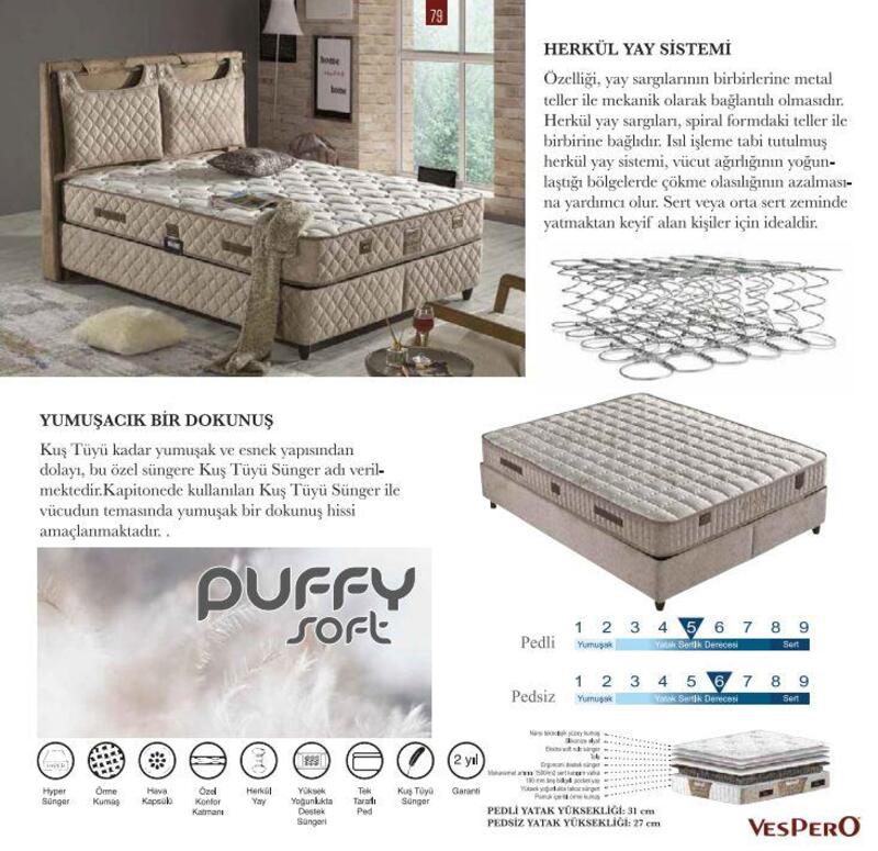Vespero Baza 150*200 Puffy Soft(Dy)