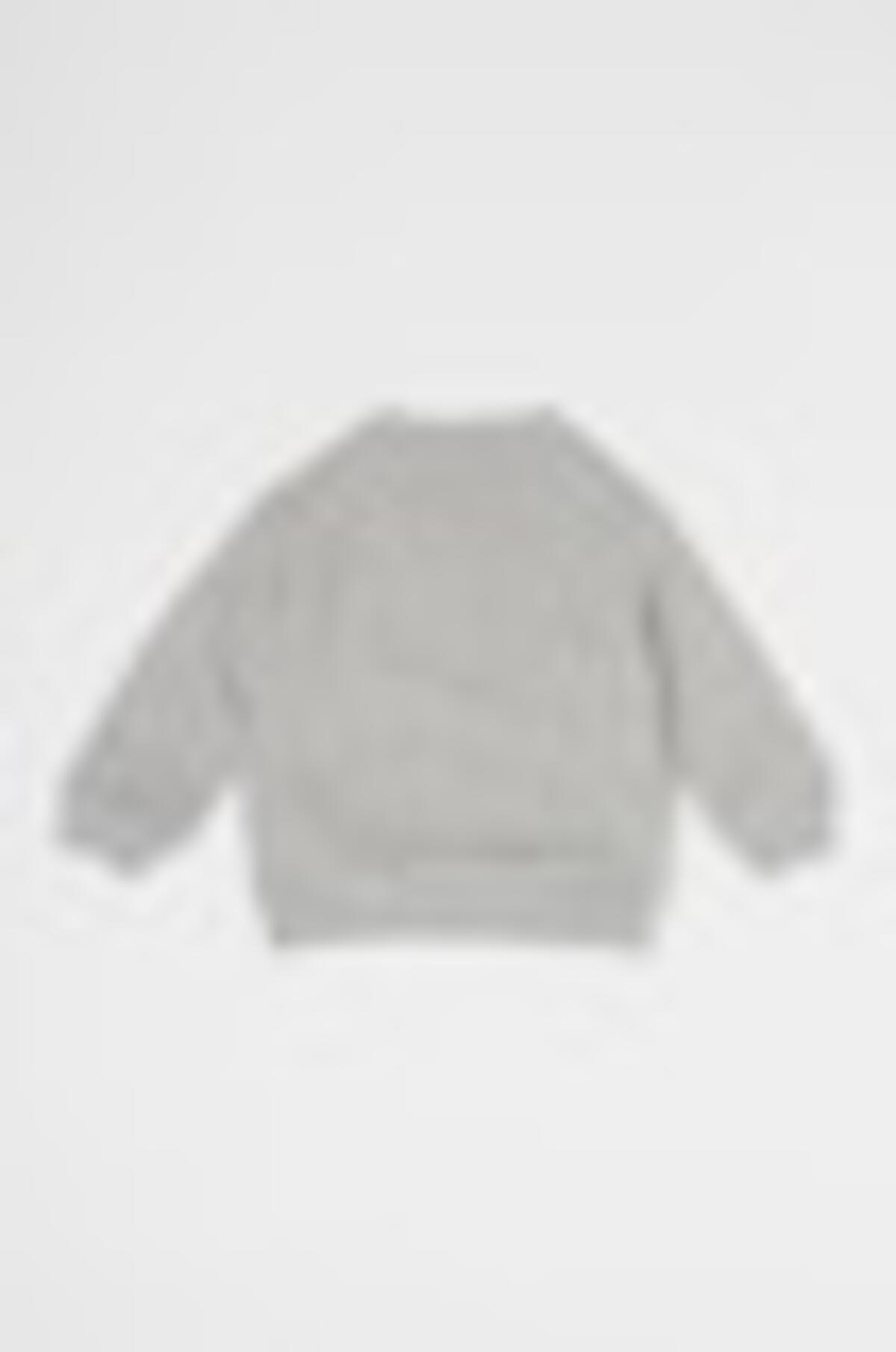 Benetton Sweatshirt Erkek Bebek 3J70G10F0 Gri Melanj