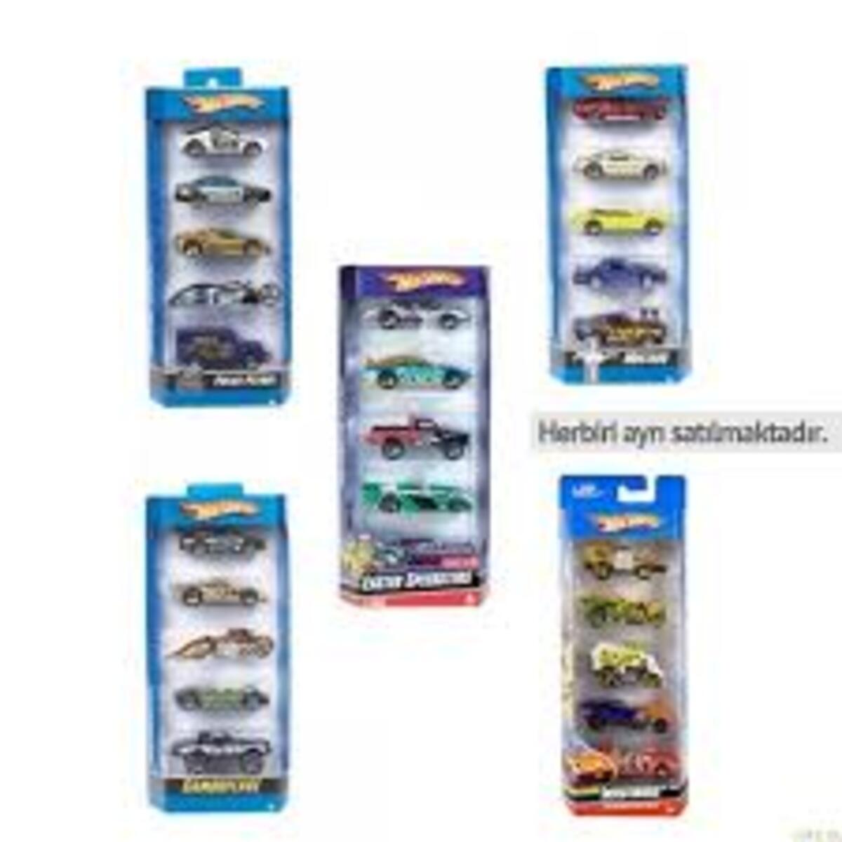Hot Wheels Araba Seti 5Li MTL-1806