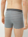 Koton Boxer 3Lü 3SLM90036MK Gri Çizgili