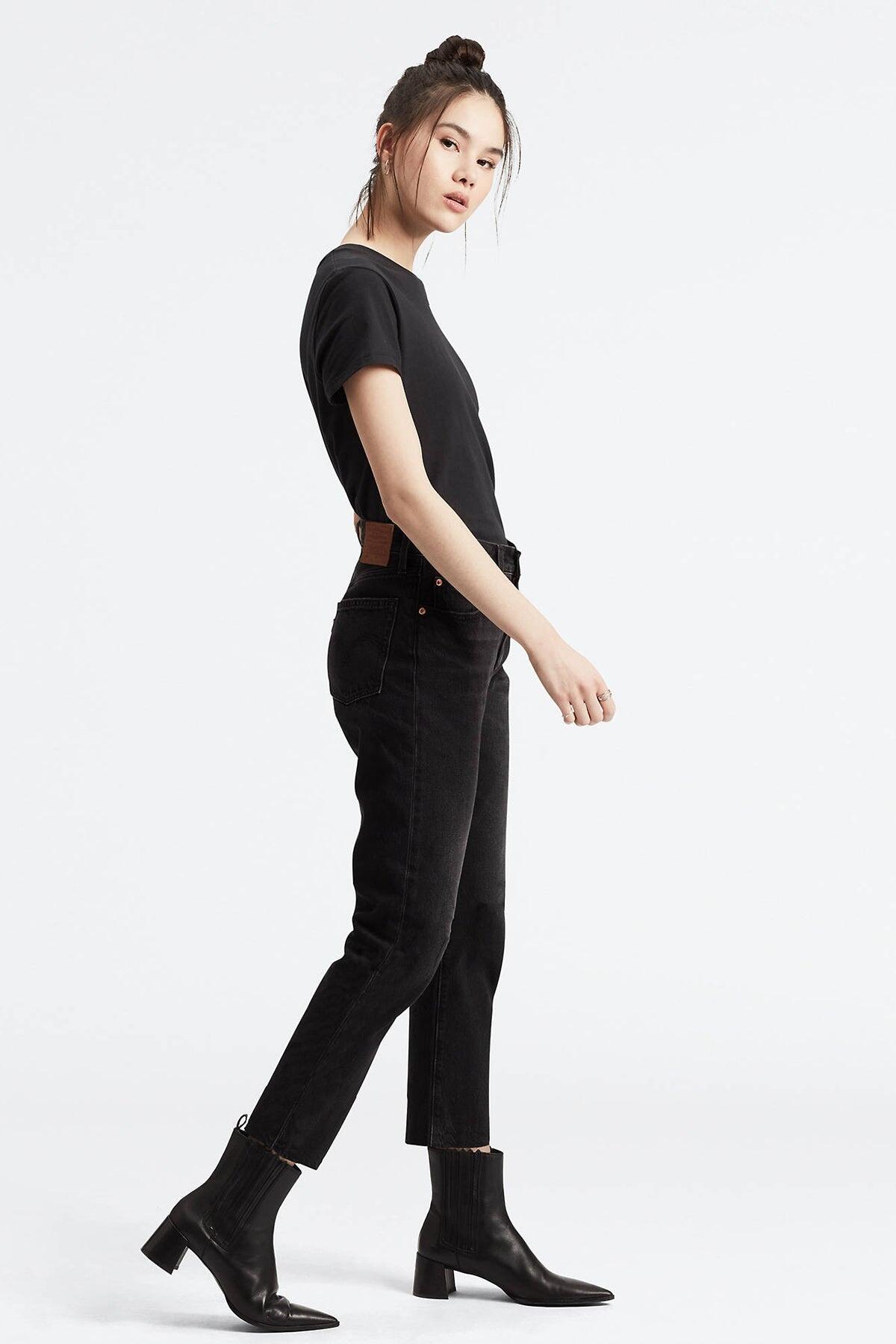 Levis Pantolon 501 Crop 36200-0085 Siyah