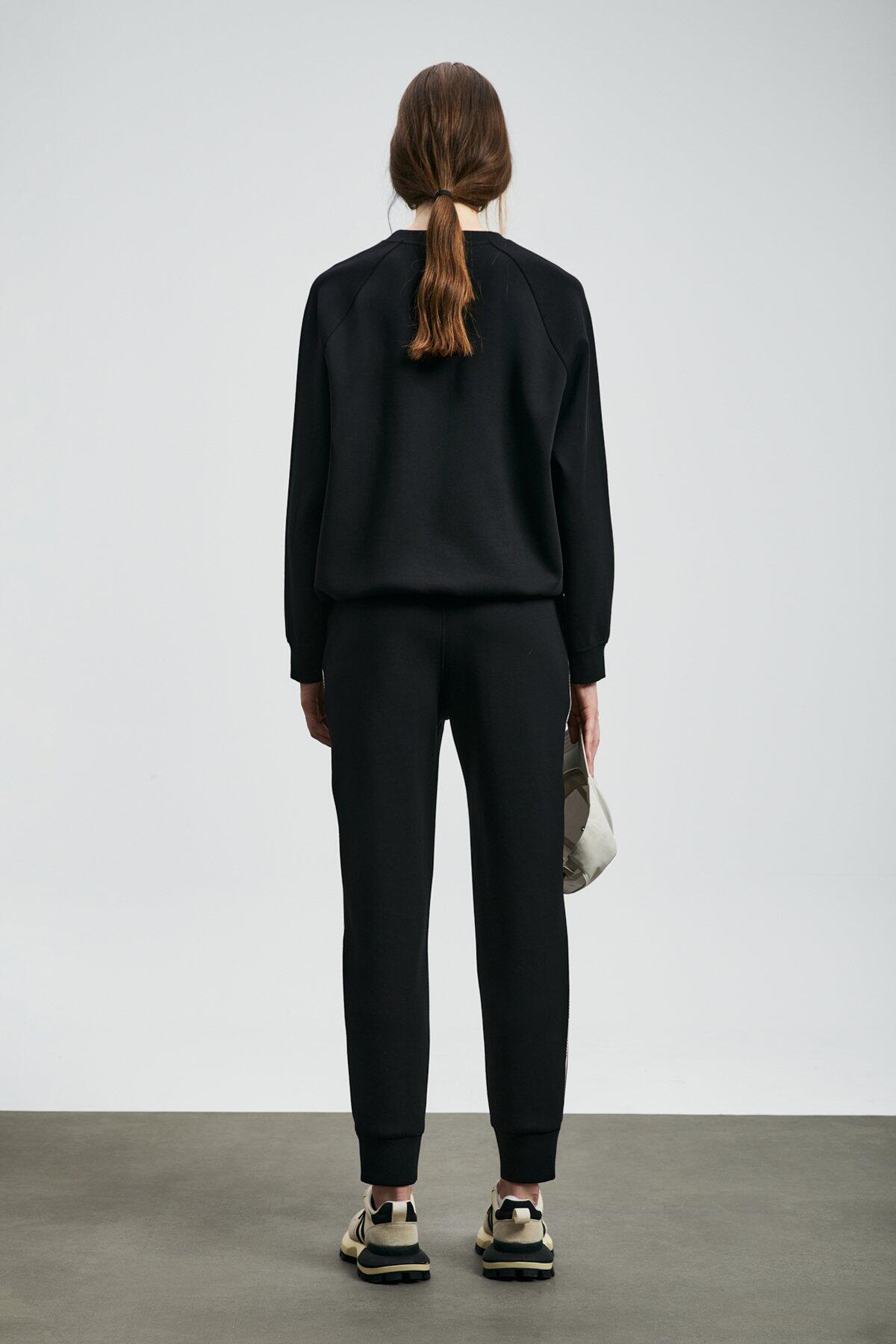 Lufıan Kadın Sweatshirt Angelına 122030019 Siyah