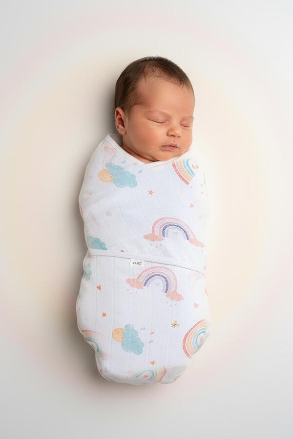 Kanz Müslin Kundak (Knz-014) Sweet Rainbow