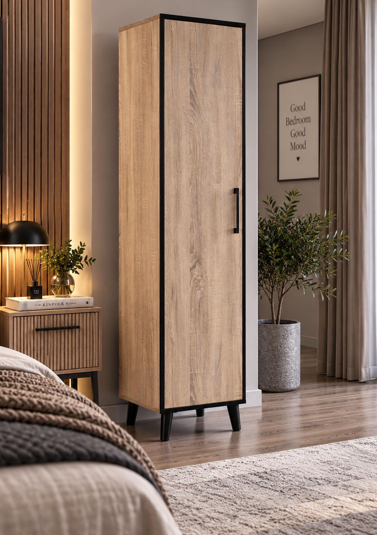 Chancolye Elbise Dolabı 1 Kapaklı Nova