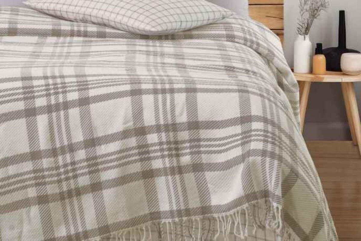 Merinos Pike Takımı Çk Solis Grid Bej