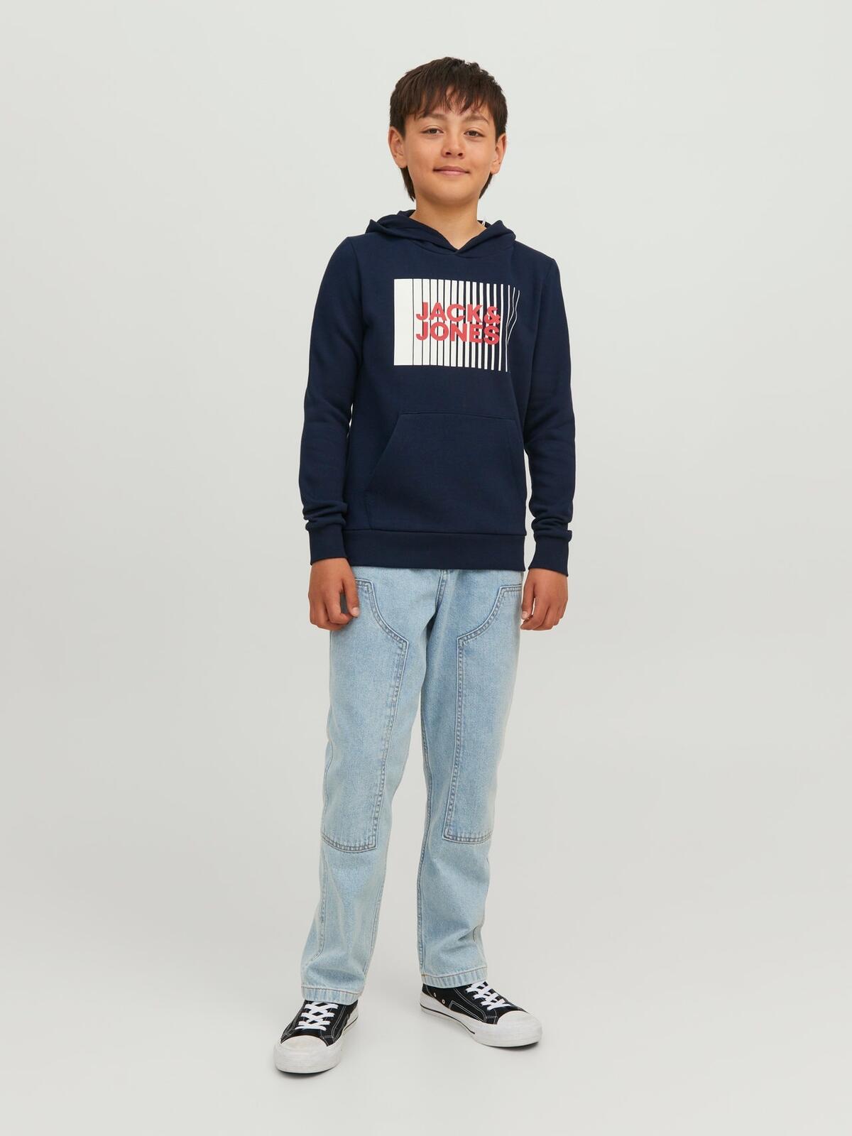 Jack&Jones Junior Sweatshirt Erkek Çocuk 12237459 Lacivert