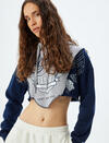 Koton Sweatshirt 5WAL10178IK Lacivert