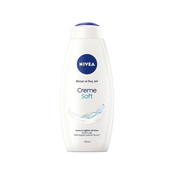 Nivea Duş Jeli Creme Soft 750Ml