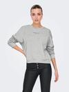 Only Sweatshirt 15254183 Açık Gri Melanj