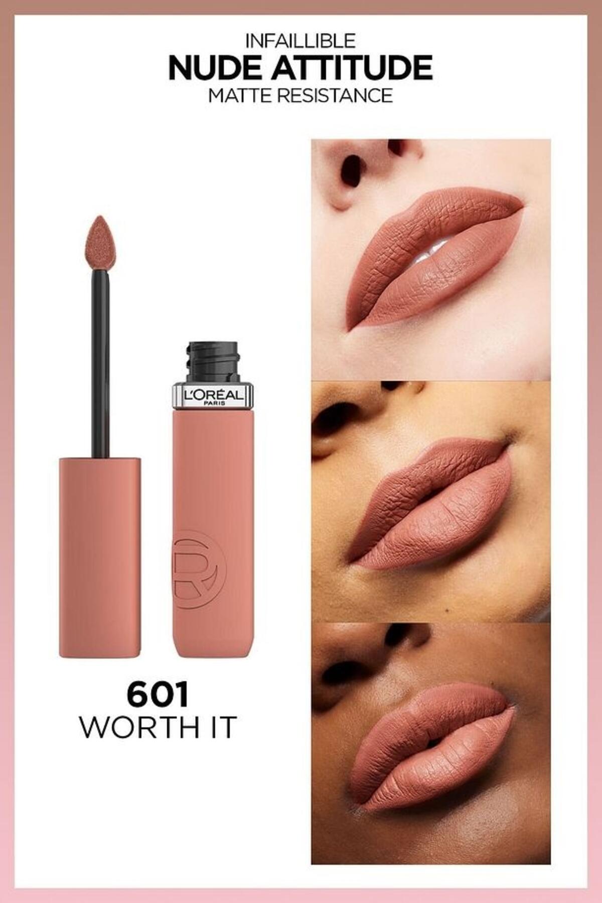 Loreal Paris Ruj Likit İnfaillible Matte Resistance No:601