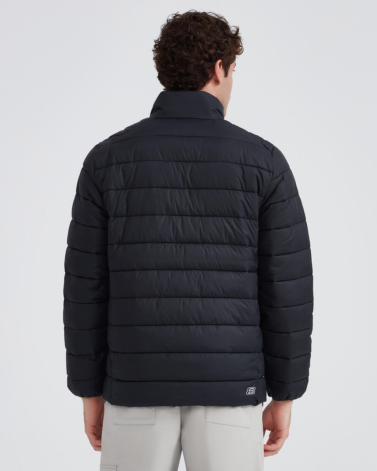 Skechers M Outerwear Padded Jacket S231242-001 Siyah