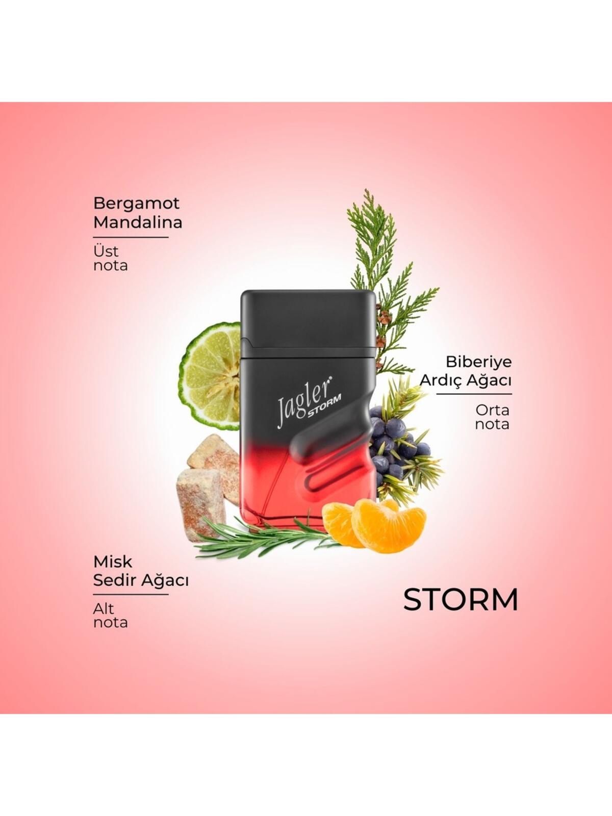 Jagler Erkek Parfüm Seti Storm 90Ml Edt+150Ml Deo
