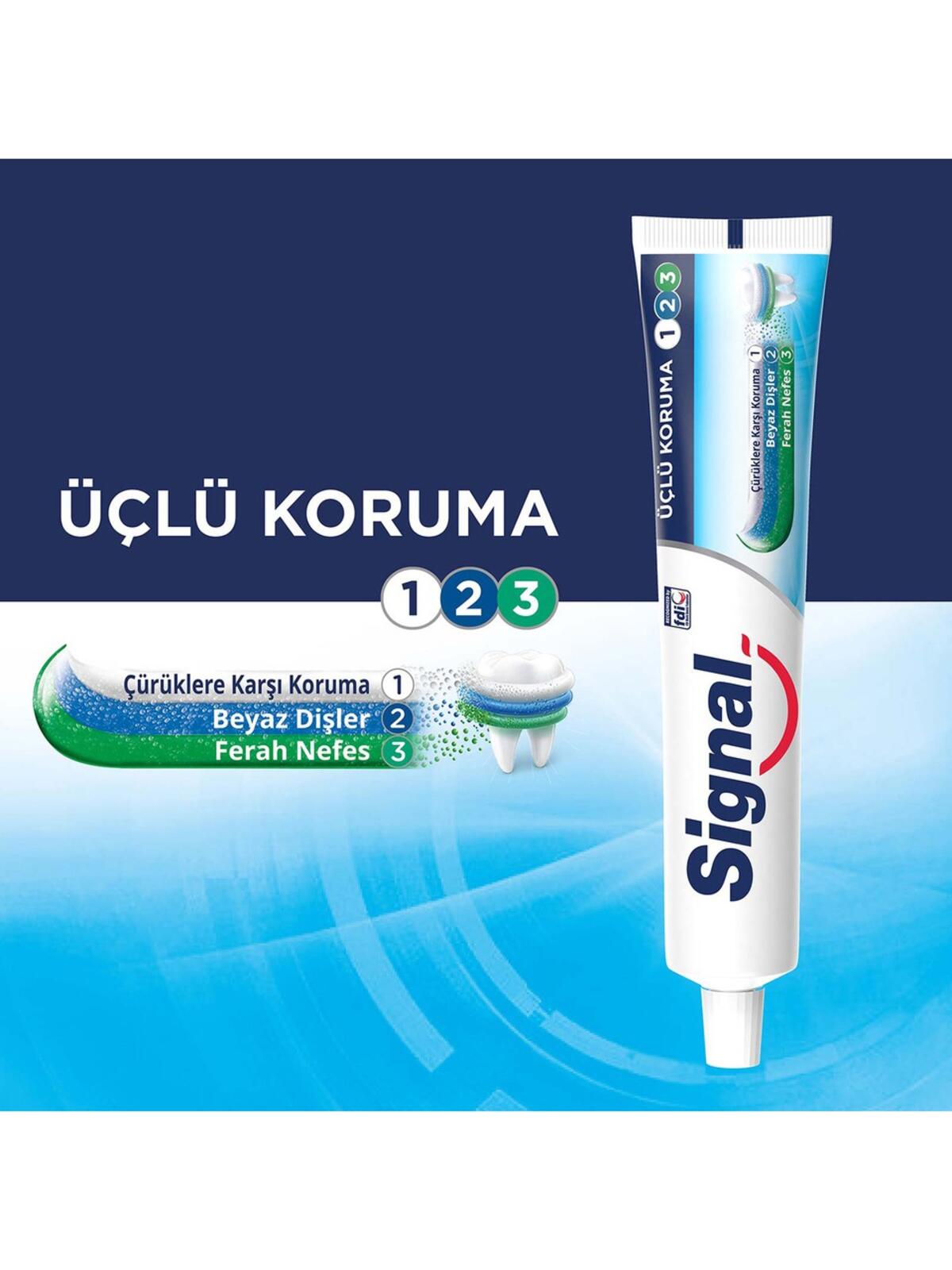 Signal Diş Macunu Üçlü koruma 50Ml