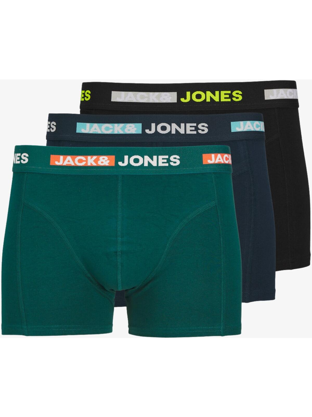 Jack&Jones Boxer 3Lü 12260058 Siyah