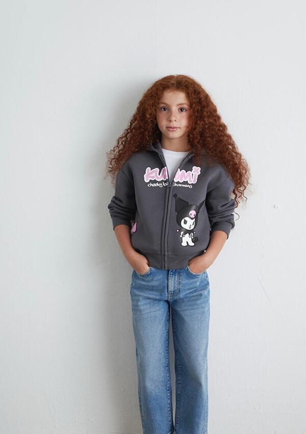 Mavi Sweatshirt Kız Çocuk M7S10167-85309 Gri