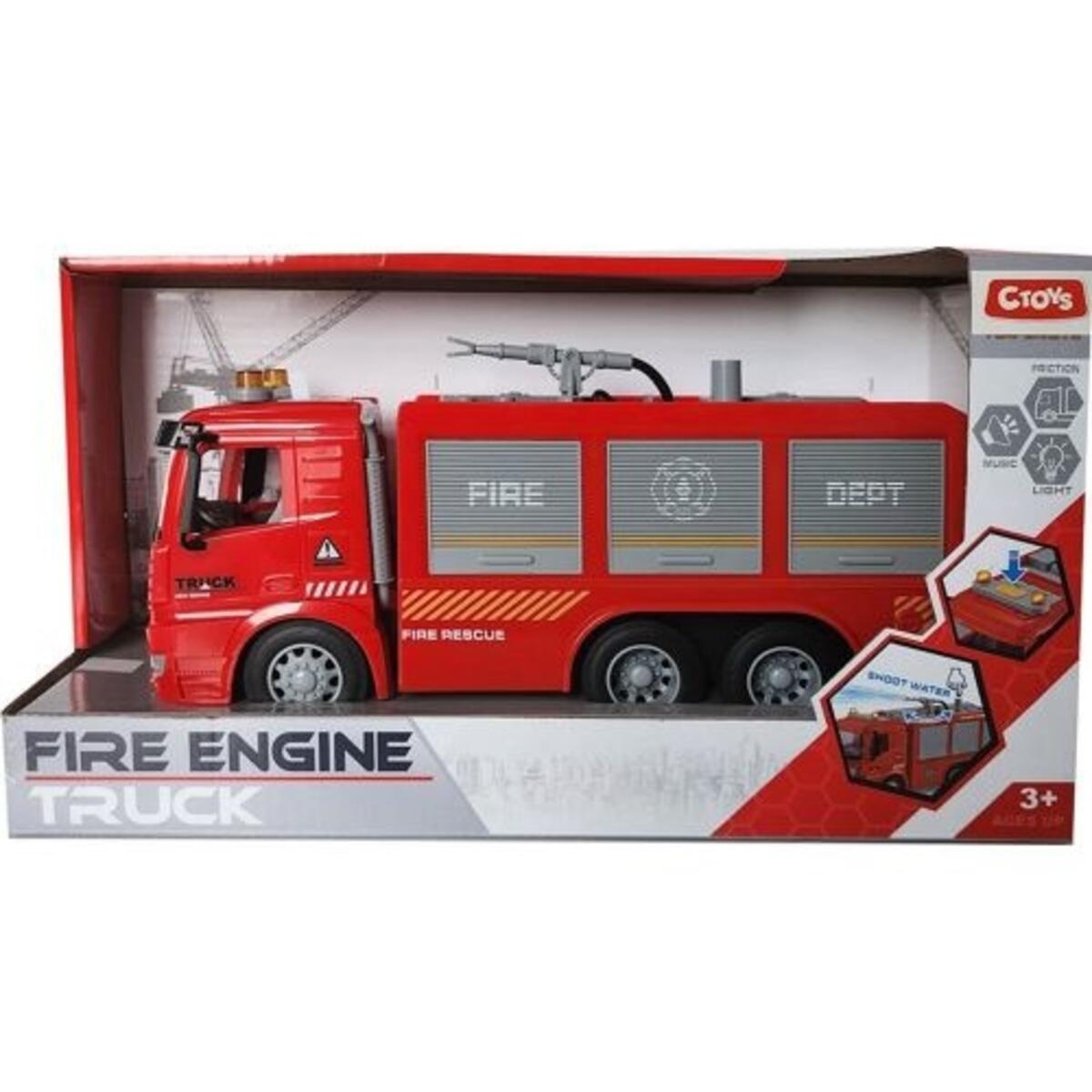 Ceren Toy İtfaiye Aracı Işıklı Ve Sürtmeli CTOY-PY8931B