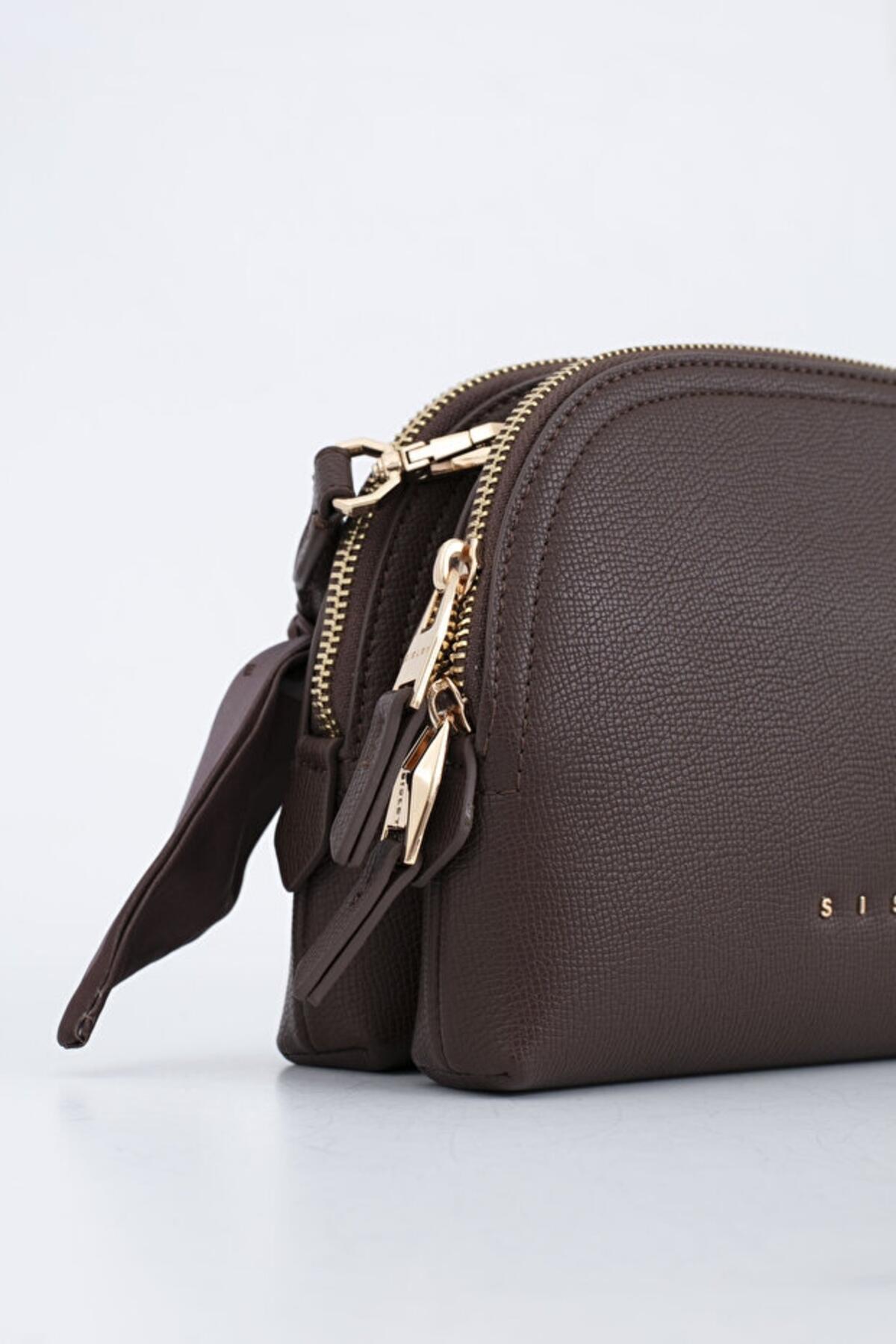 Sisley Kadın Kol Çantası SLY_277 Kahve-Bordo