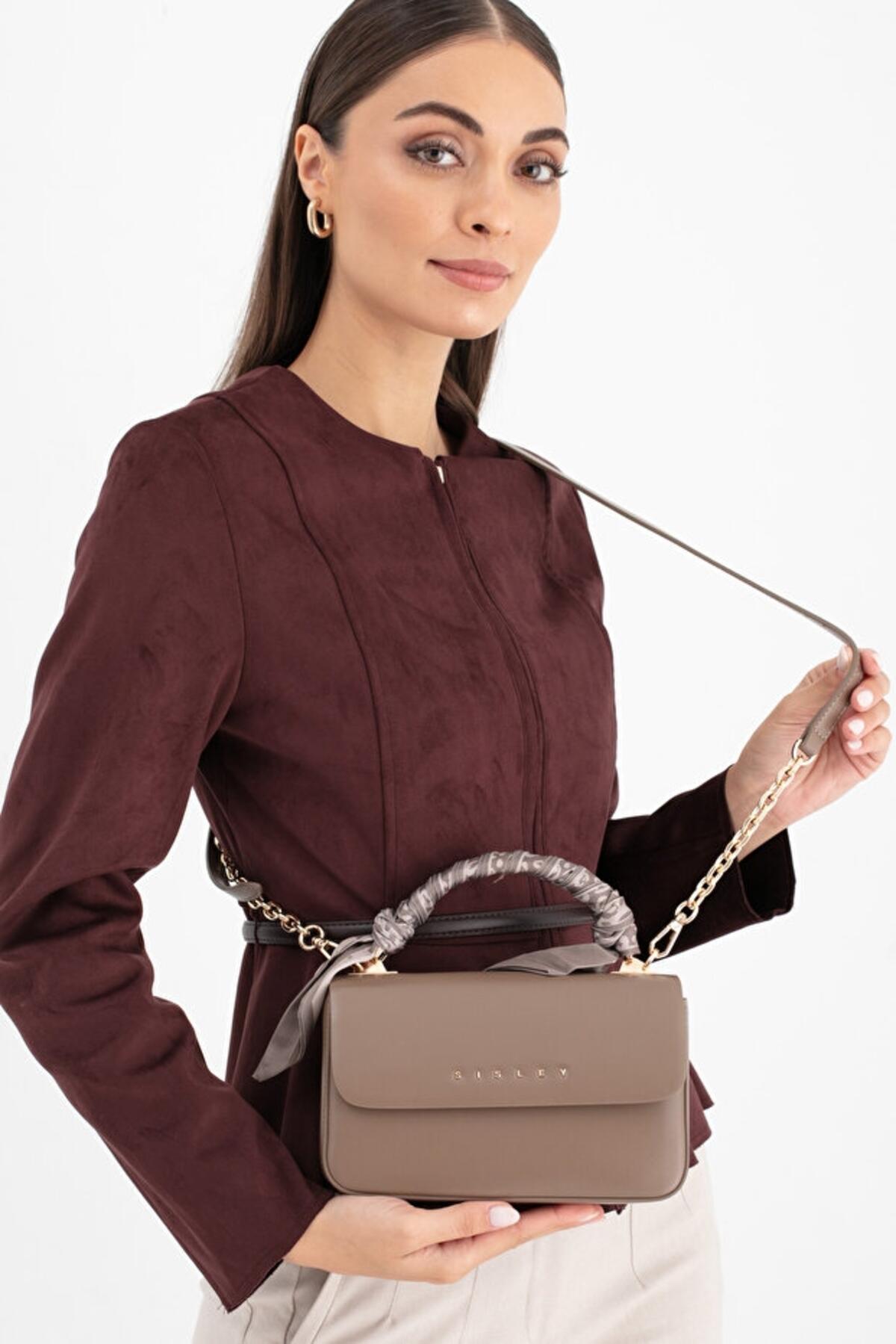 Sisley Kadın Kol Çantası SLY_279 Taş Sisley Kadın Kol Çantası SLY_279 Taş