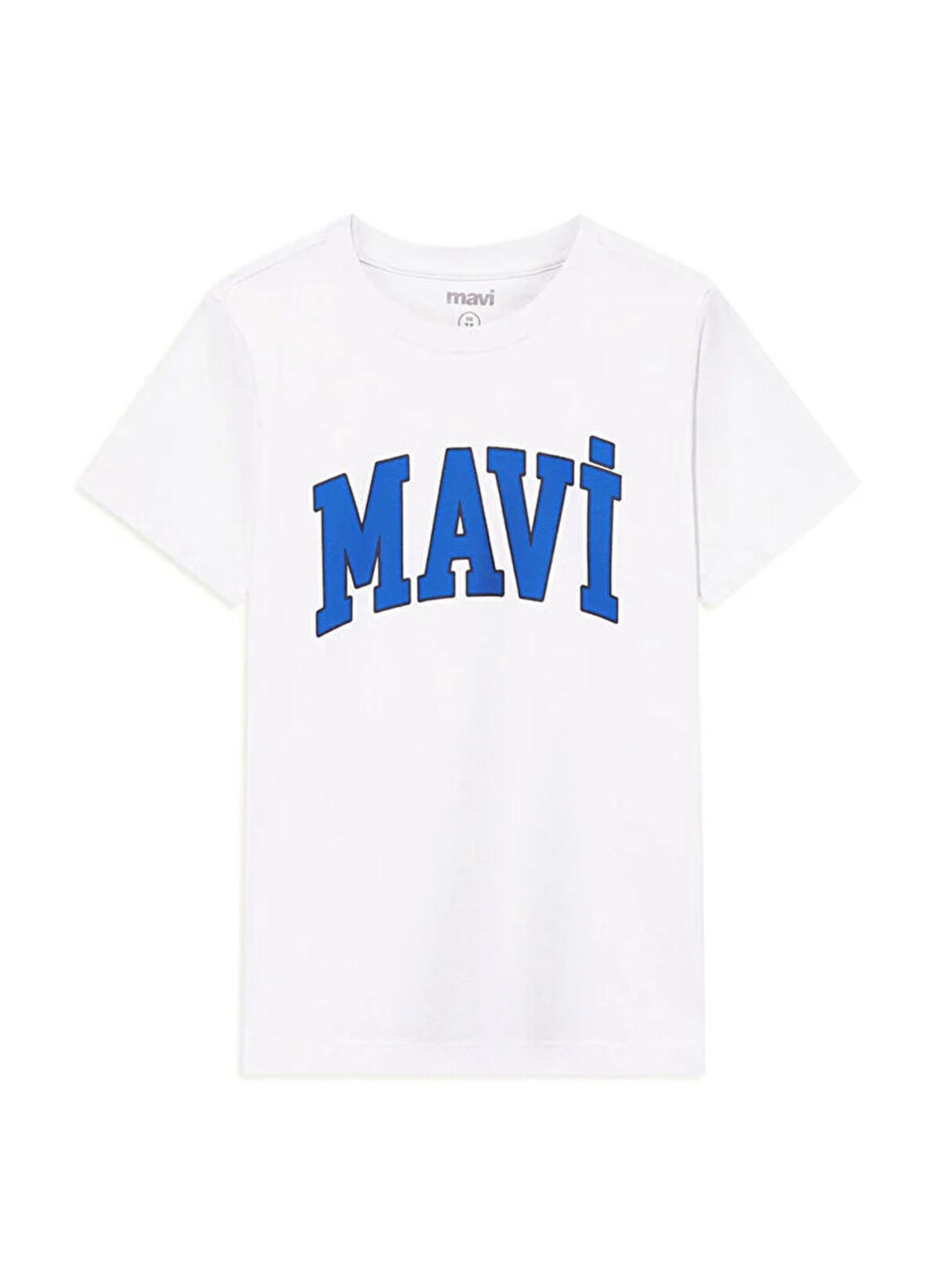 Mavi Tişört Erkek Çocuk M6610030-620 Beyaz