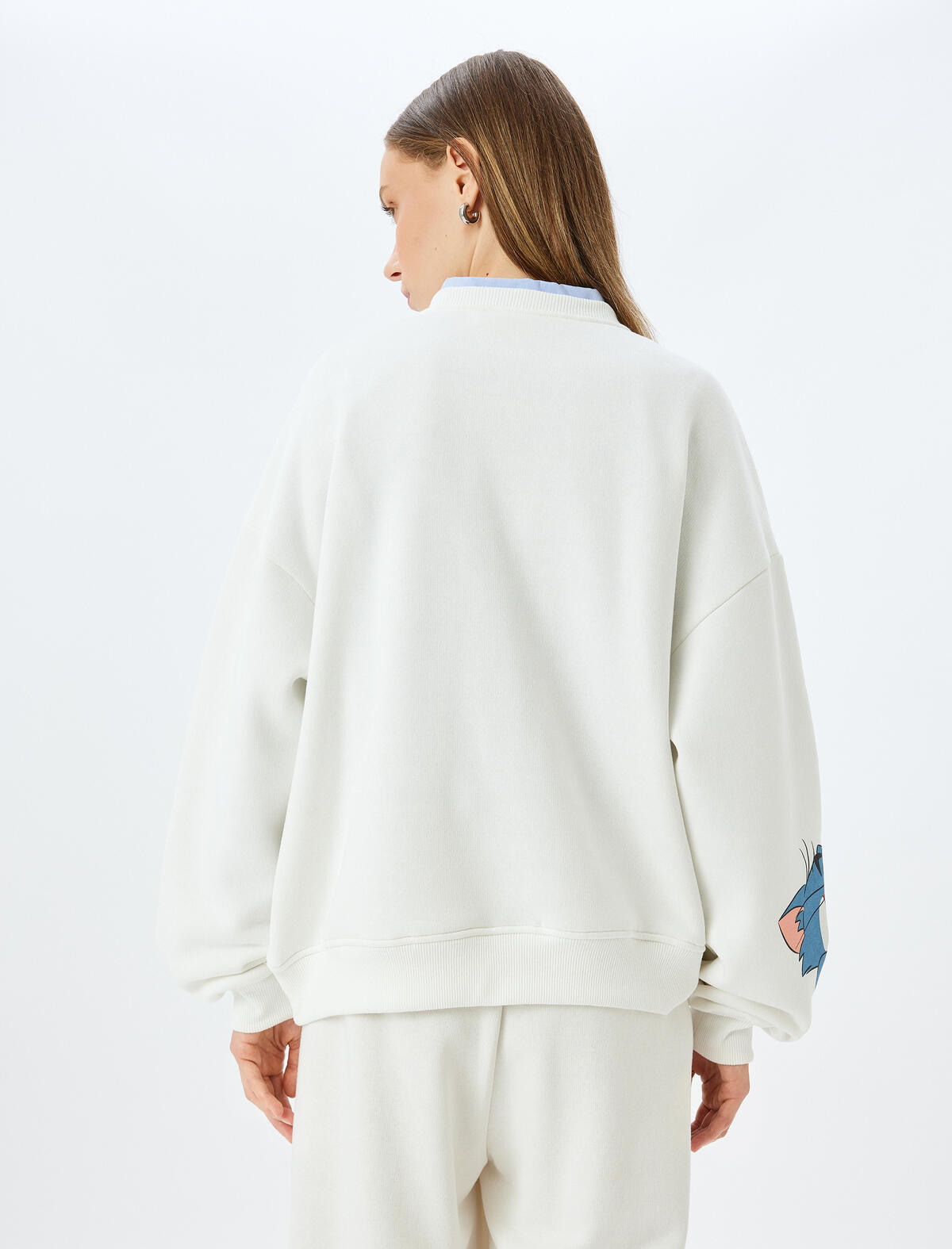 Koton Sweatshirt 5WAL10195IK Ekru