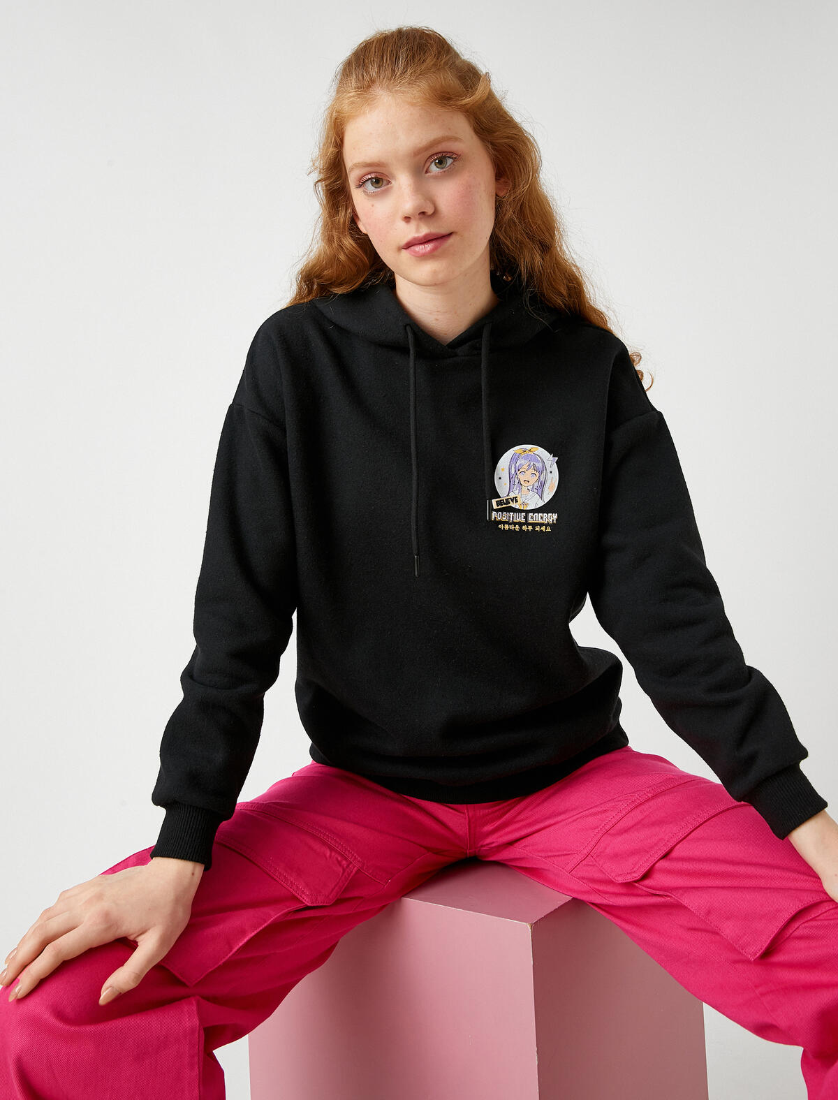 Koton Sweatshirt 3WAL10032IK Siyah