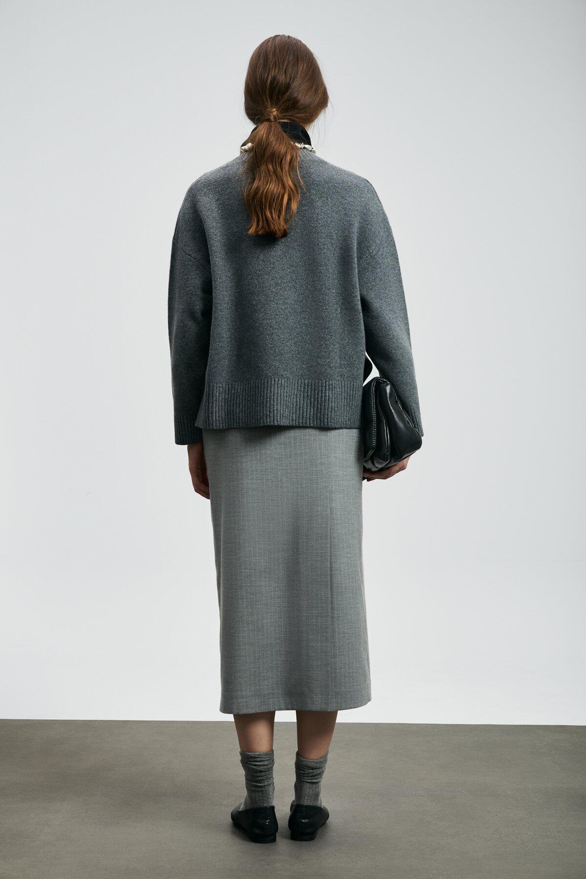 Lufıan Kadın Kazak Pamela 122090035 Antrasit