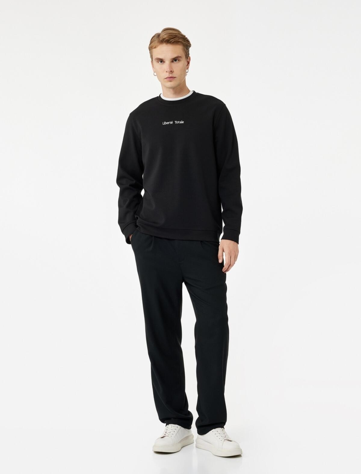 Koton Sweatshirt 6WAM70077MK Siyah