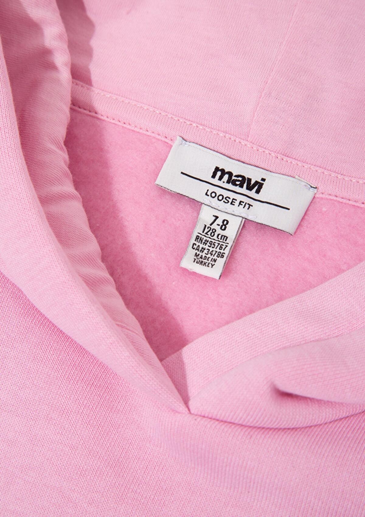 Mavi Sweatshirt Kız Çocuk M7610035-70973 Pembe