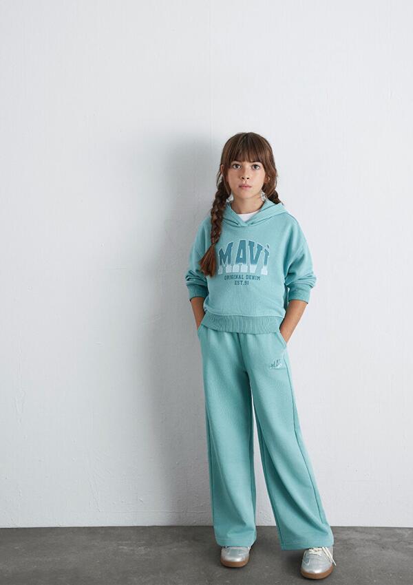 Mavi Eşofman Altı Kız Çocuk M7010038-71748 Yeşil