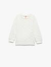 Koton Sweatshirt Kız Bebek 6WMG10002AK Ekru