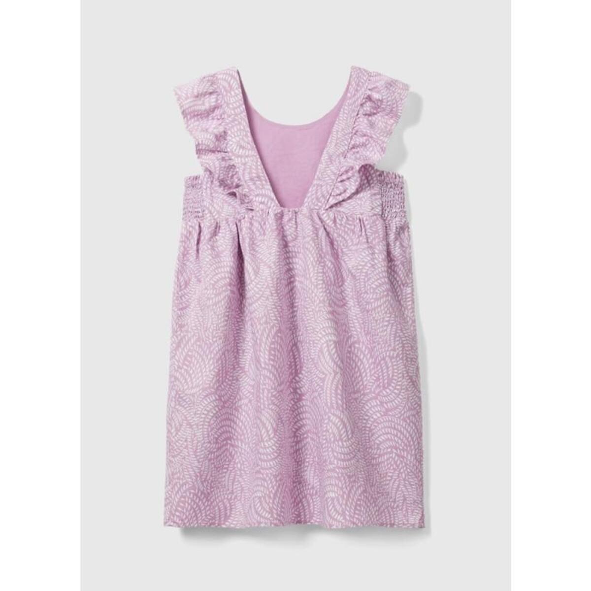 Benetton Elbise Kız Çocuk 4YP7CV027 Mor