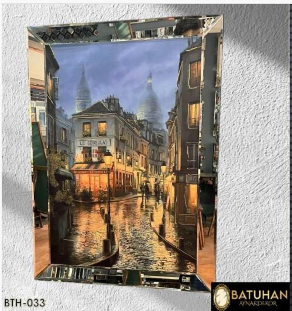 Batuhan Ayna Işıltılı Sokak Tablo BTH-33