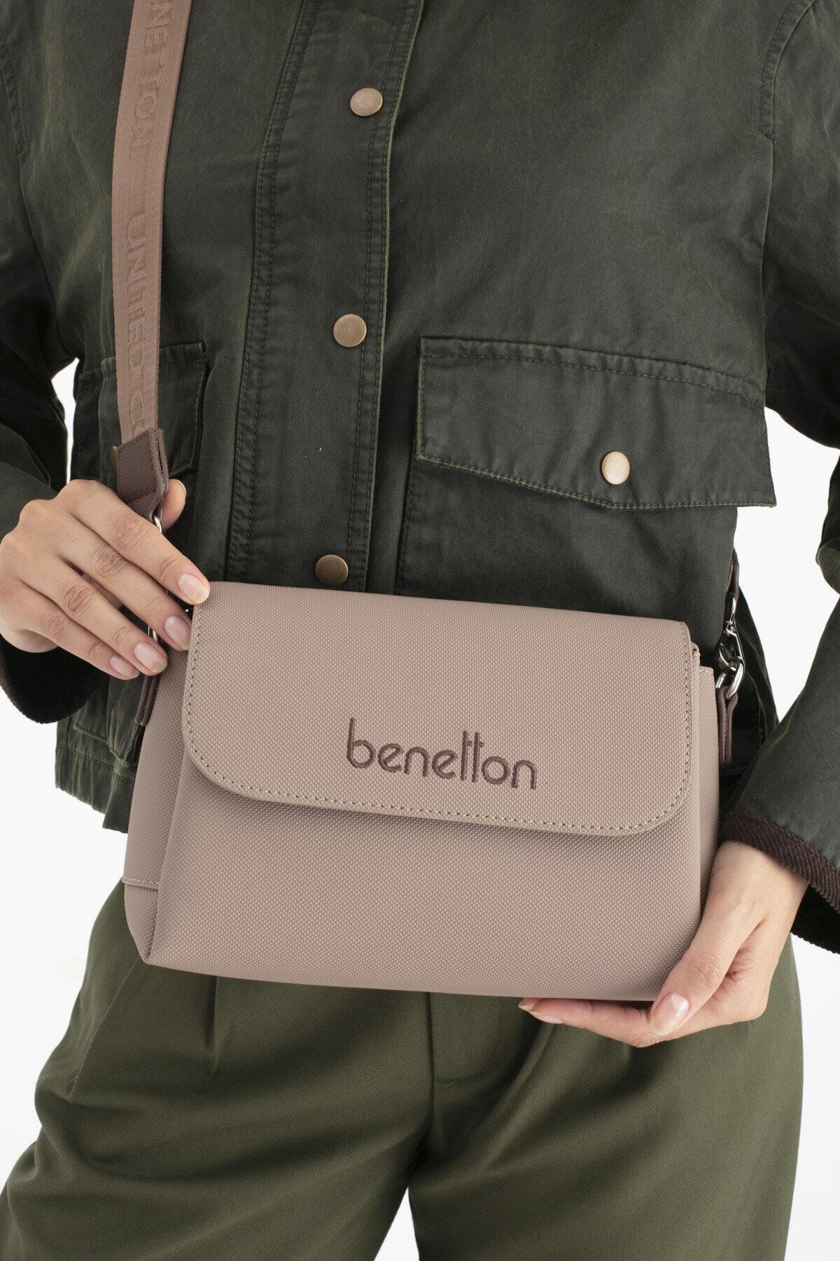 United Colors Of Benetton Kadın Kol Çantası BNT_1677 Vizon-Kahve