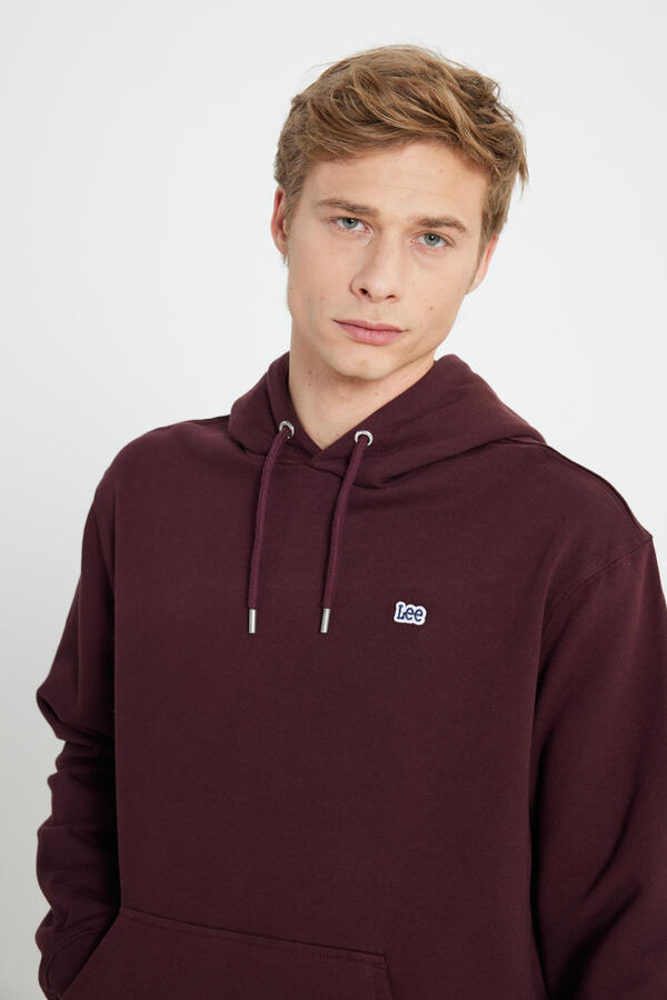 Lee Sweatshirt Kapüşonlu L80YRY74 Bordo