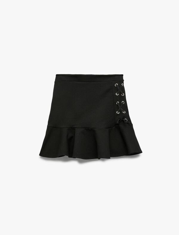 Koton Etek Kız Çocuk 6WKG70017AK Siyah