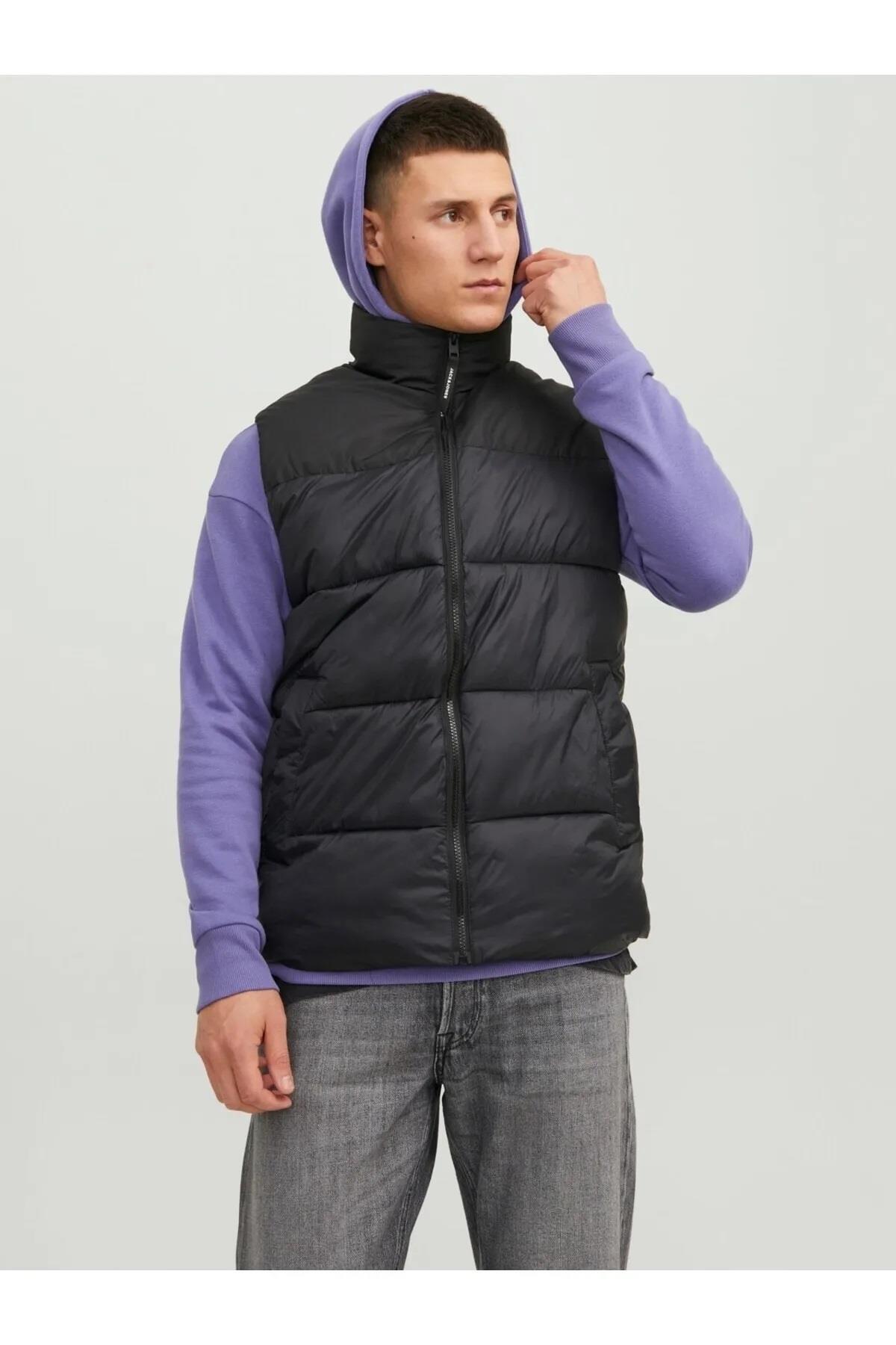 Jack&Jones Yelek 12235861 Siyah M