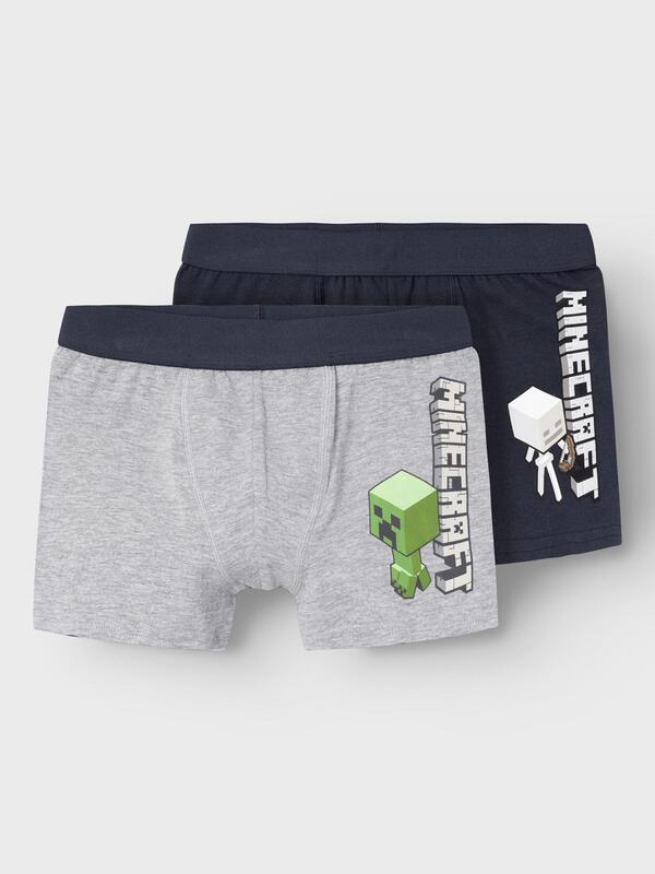 Name It Boxer 2Li Erkek Çocuk 13223584 Lacivert-Gri