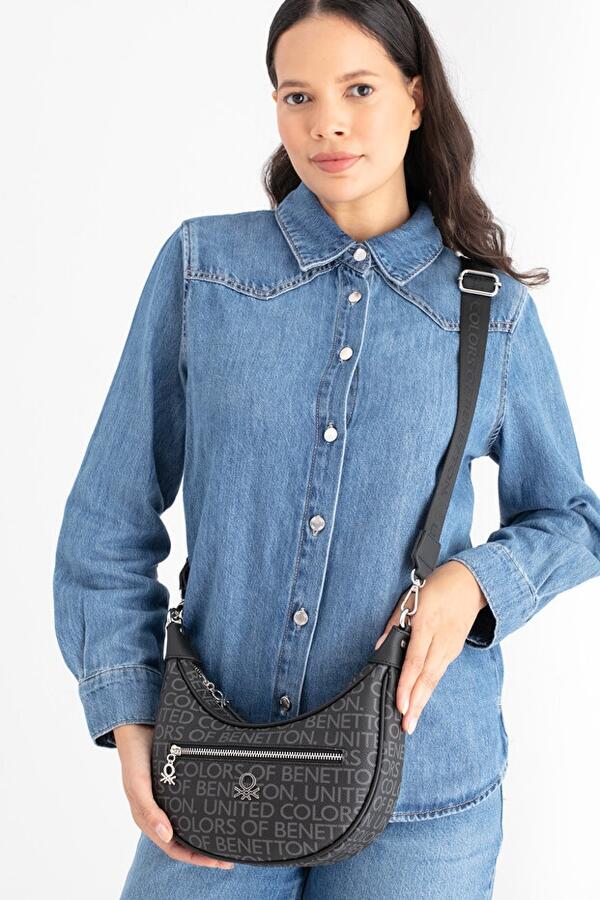 United Colors Of Benetton Kadın Kol Çantası BNT_1685 Siyah