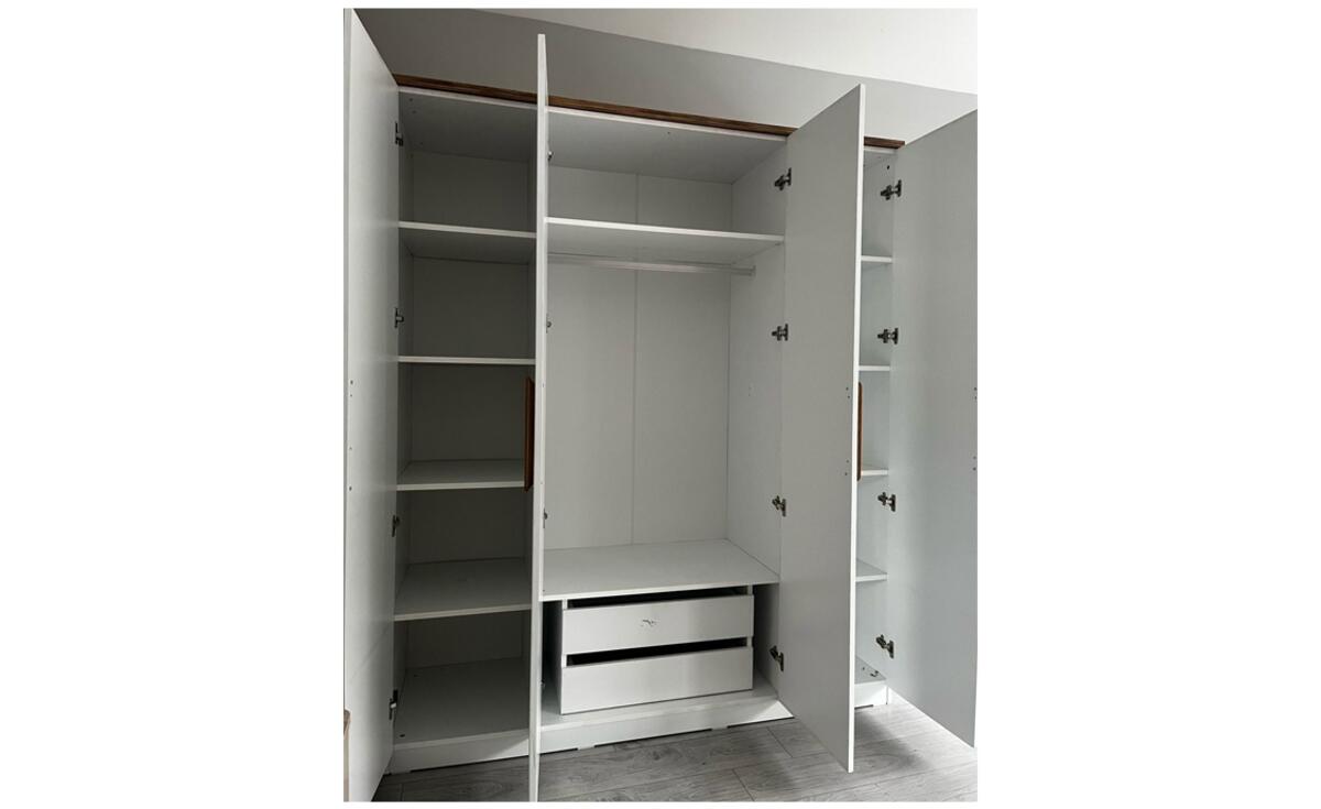 Chancolye Elbise Dolabı 4 Kapaklı Bohem