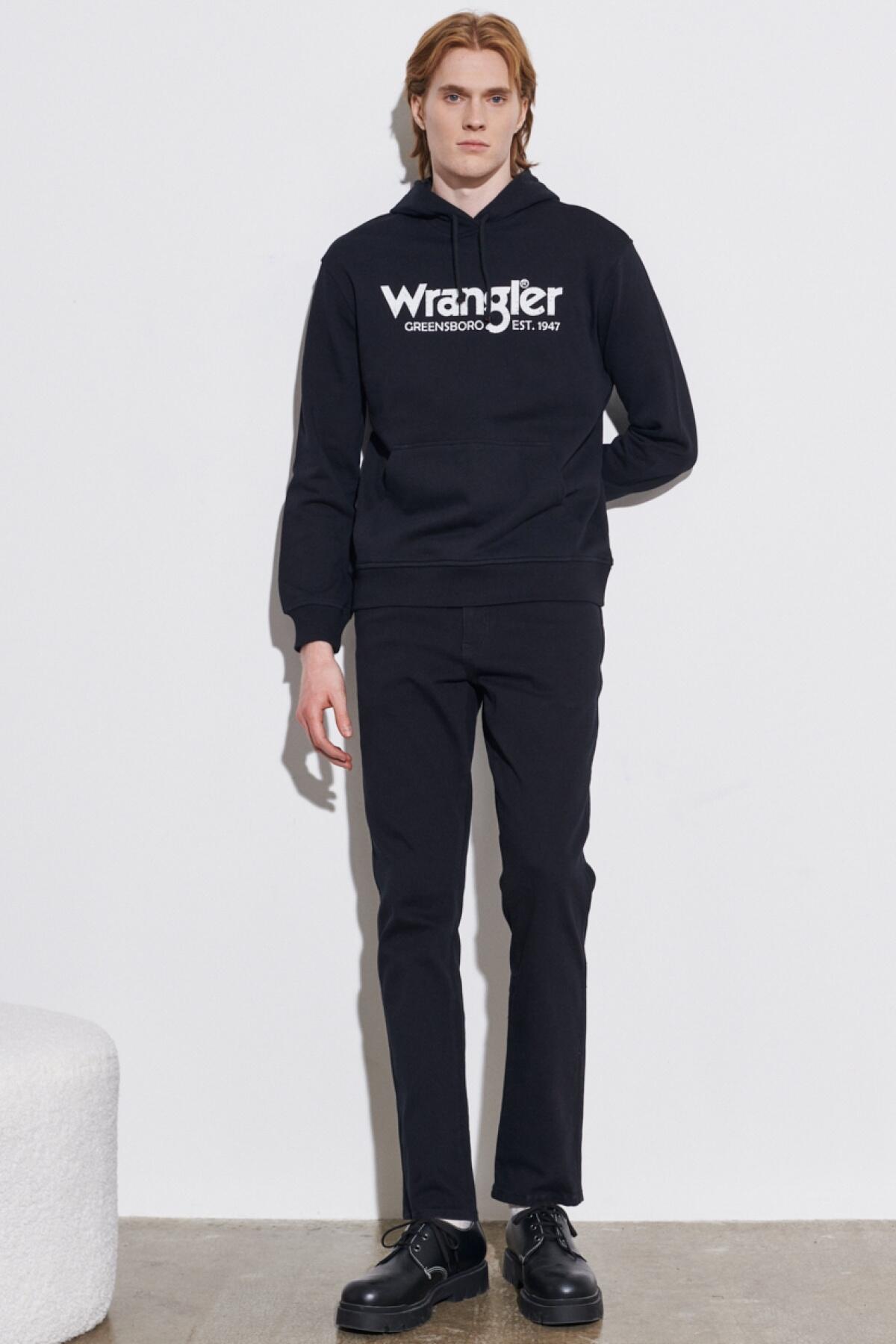 Wrangler Sweatshirt W212026001 Siyah